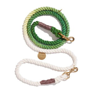 yFOUND MY ANIMAL t@Eh}CAj}zCOTTON ROPE DOG LEASH | ITALIAN SOLID BRONZE BOLT SNAPS, ADJUSTABLE AWX^u[h / tF[O[Of[V @lR|X