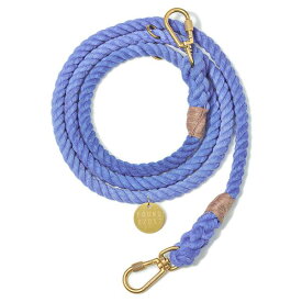 【FOUND MY ANIMAL ファウンドマイアニマル】PERIWINKLE COTTON ROPE DOG LEASH ADJUSTABLE アジャスタブルリード/パーウィンクル　■ネコポス送料無料■