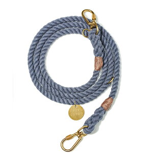 yFOUND MY ANIMAL t@Eh}CAj}zBLUE JEAN UP-CYCLED ROPE LEASH, ADJUSTABLE AWX^u[h/u[W[@lR|X