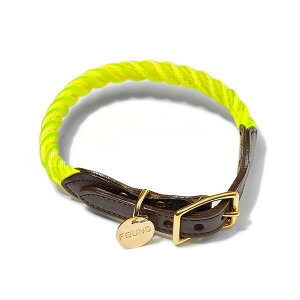 yFOUND MY ANIMAL t@Eh}CAj}zNEON YELLOW ROPE CAT & DOG COLLAR LbghbOJ[/lICG[@lR|X