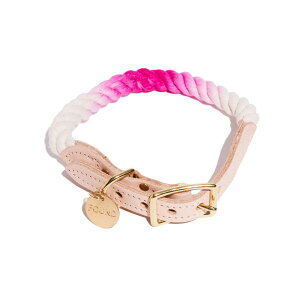 【FOUND MY ANIMAL ファウンドマイアニマル】COTTON CANDY OMBRE COTTON ROPE CAT & DOG COLLAR キャット&ドッグカラー/キャンディーグラデーション■ネコポス送料無料■