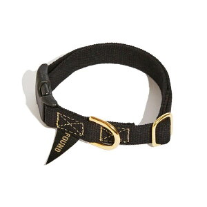 yFOUND MY ANIMAL t@Eh}CAj}zFOUND CLASSIC COTTON DOG COLLAR BLACK /ubN@lR|X