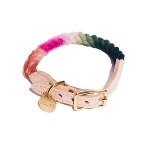 yFOUND MY ANIMAL t@Eh}CAj}zSPRING BOUQUET OMBRE COTTON ROPE CAT & DOG COLLAR LbghbOJ[/XvOu[P@lR|X