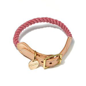 yFOUND MY ANIMAL t@Eh}CAj}zNANTUCKET RED UP-CYCLED ROPE CAT & DOG COLLAR LbghbOJ[/i^Pbg lR|X