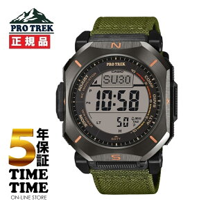4/10�����I�\���t���ICASIO �J�V�I PRO TREK �v���g���b�N Climber Line PRW-69YB-3JF�y���S��5�N�ۏ؁z