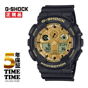 �y16��26���܂ōő�2,000�~OFF�N�[�|���I�|�C���g�ő�47�{�zCASIO �J�V�I G-SHOCK G�V���b�N GA-100GGB-1A9JF BLACK&GOLD�y���S��5�N�ۏ؁z