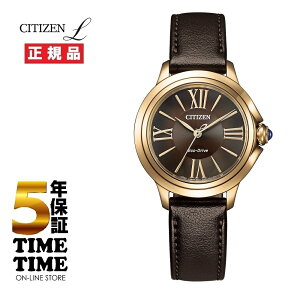 CITIZEN L �V�`�Y�� �G�� �G�R�E�h���C�u ROUND Collection �T�X�e�i�u���E�I�b�` �E�H�[���S�[���h EM1163-09X�y���S��5�N�ۏ؁z