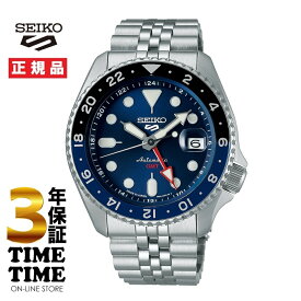 ＜デニムポーチ付き＞Seiko 5 Sports セイコー5 スポーツ SKX Sports Style GMTモデル SBSC003 【安心の3年保証】