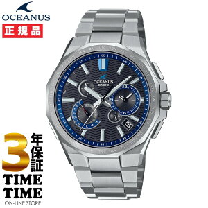 CASIO JVI OCEANUS IVAiX CLASSIC LINE \[[dg NmOt ubN u[ Vo[ OCW-T6000-1AJF yS3Nۏ؁z