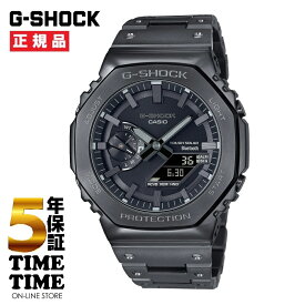 【最大2,000円OFFクーポン＆エントリーでポイント最大46倍！】CASIO カシオ G-SHOCK Gショック 腕時計 メンズ ソーラー フルメタル ブラック GM-B2100BD-1AJF 【安心の5年保証】