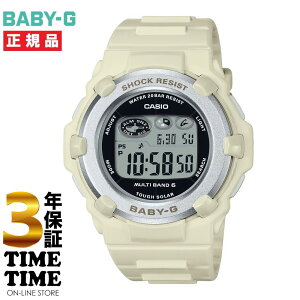 CASIO �J�V�I BABY-G �x�r�[G �\�[���[�d�g �z���C�g BGR-3003NC-7JF �y���S��5�N�ۏ؁z