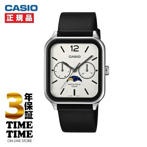 【27日10時まで最大2,000円OFFクーポン!ポイント最大47倍】10/17発売!CASIO Collection カシオクラシック 角型 ムーンフェイズ MTP-M305L-7AJF 【安心の3年保証】