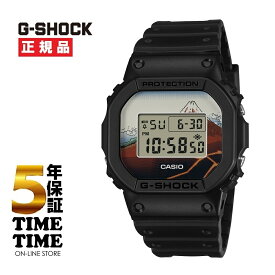 【10日26時まで最大2,000円OFFクーポン！ポイント最大49倍】CASIO カシオ G-SHOCK Gショック 葛飾北斎 富嶽三十六景 山下白雨 DW-5600KHSH25-1JR【安心の5年保証】