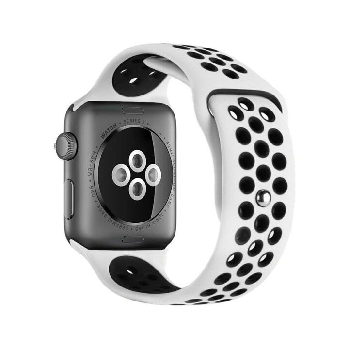 楽天市場】apple watch バンド 白 赤 黒 黄色 青 アップルウォッチ 