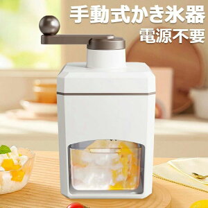 かき氷器 小型 バラ氷対応 家庭用 水洗える 操作簡単 DIY 夏 かき氷機 ミニ製氷機 使いやすい 軽い 便利 冷凍フルーツ