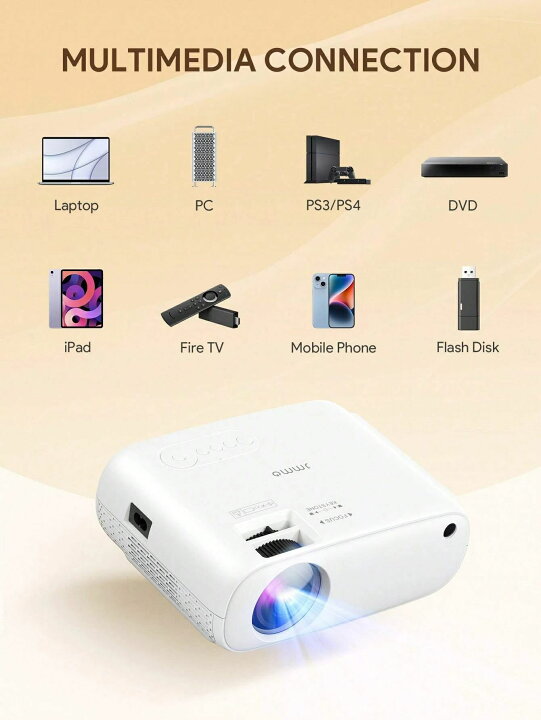 楽天市場】Wifi対応 ホームシアタープロジェクター 【2024新製品】 Ios 