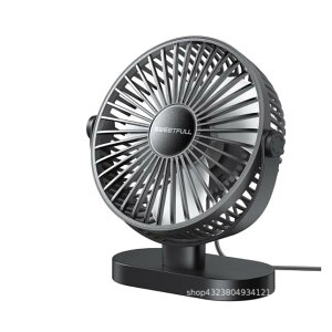 リビング ハンディ 木目調 おしゃれ 2023 ファン 静音 強力 小型 DCモーター 車内用 卓上 USB給電 サーキュレーター