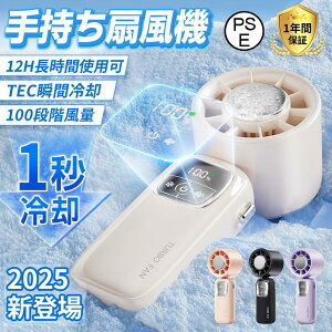 強力 ハンディファン 小型 首かけ 扇風機 冷却プレートミニ扇風機