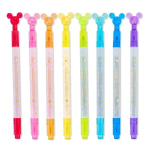 かおりツインペン ディズニー ミッキー ツイン ペン 8色 単品 バラ売り 香りつき♪