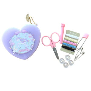 ツクリエ いろコレ ぷちコレ 裁縫セット ユニコーンケース付き パープル 携帯用裁縫セット 子供 手作り キッズ ハンドメイド ゆめかわ