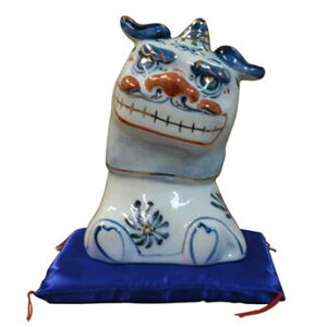 送料無料 訳あり (小)獅子舞 獅子 縁起物 疫病退治 由来 風習 民俗芸能【ハッピーカムカム】獅子置物 ギフト ★小★獅子舞を表現した置物です。現物限り お正月飾り