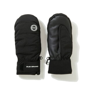 �O���[�u DUB BRAND Weathergear �_�u�u�����h HARZARD MITT GLOVE Black �X�m�[�{�[�h �~�g���O���[�u ��� �����Y ���f�B�[�X