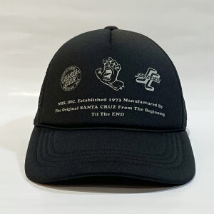 Lbv SANTA CRUZ T^N[Y Histrical Trucker Mesh CAP JAPAN LTD Black Navy bVLbv Xq XN[~Onh Y fB[X