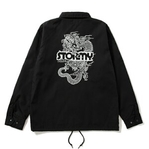 �W���P�b�g STORMY �X�g�[�~�[ T/C DORAGON Snap Coach Jacket Black �R�[�`�W���P�b�g �A�E�^�[ �����Y ���f�B�[�X