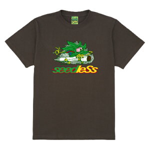 t�V���c seedleSs �V�[�h���X Skateleafmonster S/S T-SHIRTS Chacoal White ����T�V���c �V���[�g�X���[�u �J�b�g�\�[ �����Y ���f�B�[�X