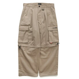 パンツ Subciety サブサエティ MUTANT CARGO PANTS Beige 2WAYカーゴパンツ メンズ レディース