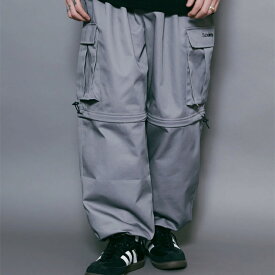 パンツ Subciety サブサエティ MUTANT CARGO PANTS Gray 2WAYカーゴパンツ メンズ レディース