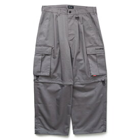 パンツ Subciety サブサエティ MUTANT CARGO PANTS Gray 2WAYカーゴパンツ メンズ レディース