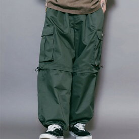 パンツ Subciety サブサエティ MUTANT CARGO PANTS Olive 2WAYカーゴパンツ メンズ レディース