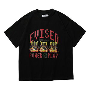 t�V���c Evisen �G���B�Z�� DOT POWER PLAY TECH S/S TEE Black Light Yellow White ����T�V���c �J�b�g�\�[ �����Y ���f�B�[�X