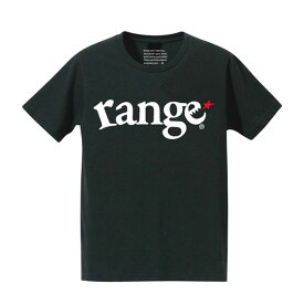 レンジ range tシャツ logo SS TEE BLACK/WHITE 半袖 Tシャツ カットソー ブラックホワイト