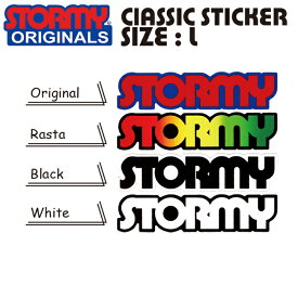 【STORMY】Original Classic Sticker Size L(ストーミー オリジナル ステッカー Lサイズ)