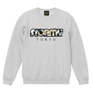�g���[�i�[ STORMY �X�g�[�~�[ ORIGINAL LOGO WAVE TOKYO CREW SWEAT Ash �N���[�l�b�N �X�E�F�b�g �����Y ���f�B�[�X