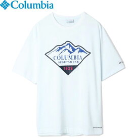 tシャツ Columbia コロンビア Cold Bay Dash SS T-Shirts 125Sea Salt Diamond Mountains 半袖Tシャツ カットソー メンズ レディース