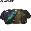 シャツ FLATLUX フラットラックス Prime Baseball Shirt Borealis Leopard CAMO ベースボールシャツ カットソー メン…