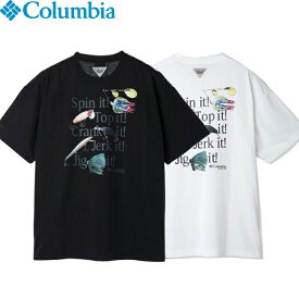 tシャツ Columbia コロンビア Burn Novel Graphic SS T-Shirts 010Black 100White 半袖Tシャツ カットソー メンズ レディース