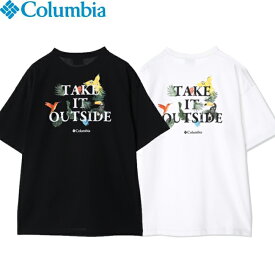 tシャツ Columbia コロンビア Niagara Avenue Graphic SS T-Shirts 010Black 100White 半袖Tシャツ カットソー メンズ レディース