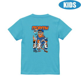 【再入荷】ストーミー STORMY キッズ tシャツ TM Paint COLLABORATION KIDS SS T-SHIRTS (AQUA BLUE) 半袖Tシャツ 子供