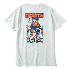 ストーミー STORMY x TM Paint tシャツ COLLABO SS TEE Ash TM ストーミー コラボレーション 半袖Tシャツ メンズ レディース