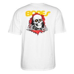 t�V���c POWELL PERALTA �p�E�G���y�����^ Ripper S/S T-SHIRTS White 520253414 ����T�V���c �J�b�g�\�[ �����Y ���f�B�[�X