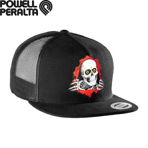 �L���b�v POWELL PERALTA �p�E�G���y�����^ Ripper Mesh Snap Back Cap Back �X�i�b�v�o�b�N ���b�V�� �X�q �����Y ���f�B�[�X