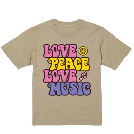 レンジ range tシャツ Love Peace and Music SS TEE White Beige 半袖 Tシャツ カットソー メンズ レディース