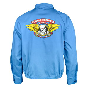 �W���P�b�g POWELL PERALTA �p�E�G���y�����^ Winged Ripper Jacket Postal Blue �X�C���O�g�b�v �A�E�^�[ �����Y ���f�B�[�X