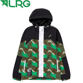 エルアールジー LRG ジャケット LIFTED GEO WINDBRAKER GREEN ウィンドブレーカー