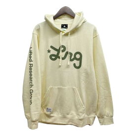 エルアールジー LRG スウェット LIFTED SCRIPT FA22 POH CREAM パーカー