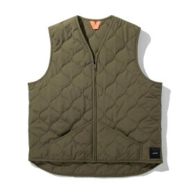 フラットラックス FLATLUX ベスト Anna Quilting Vest Army キルティングベスト